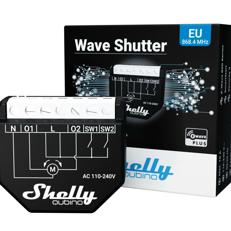 Shelly Qubino Wave Shutter - SMARTBLU