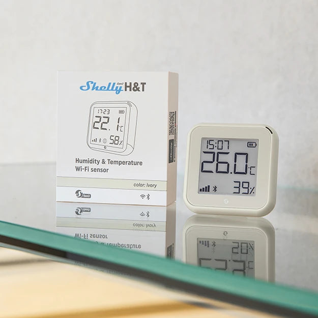 Shelly Plus H&T Gen. 3 Farbe Matte Ivory - SMARTBLU