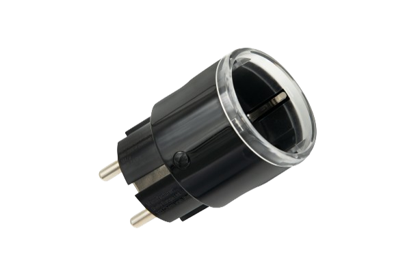 Shelly · Plug & Play "Plug S Gen3 Matter" Farbe Schwarz - SMARTBLU 