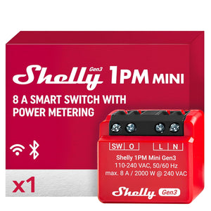 Shelly 1PM Mini Gen3 - SMARTBLU