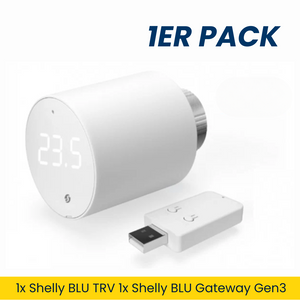 Shelly · Plug & Play "Blu TRV & Blu Gateway Gen3"