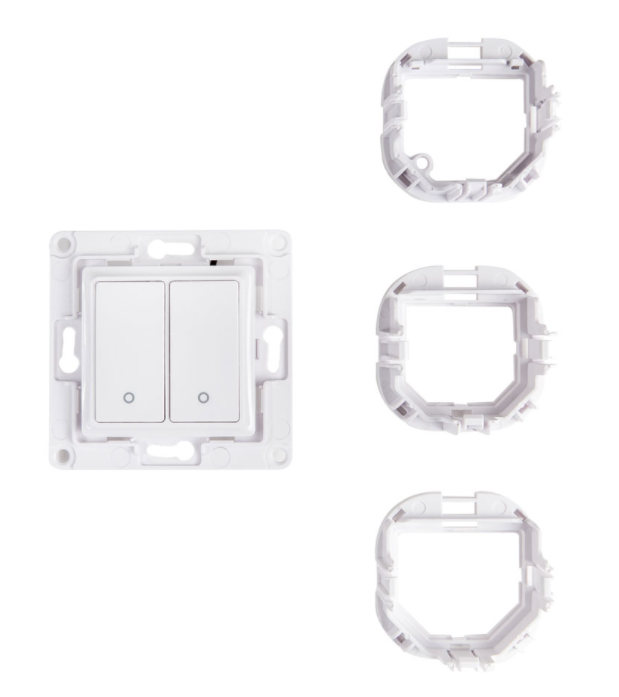 Shelly Wall Switch 2 Farbe Weiß - SMARTBLU 