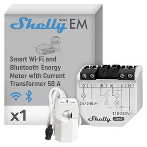 Shelly EM Gen3 inkl. 50A Klemme - SMARTBLU