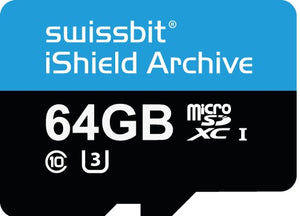 Swissbit PS-66u iShield Archive 64 GB microSD Card