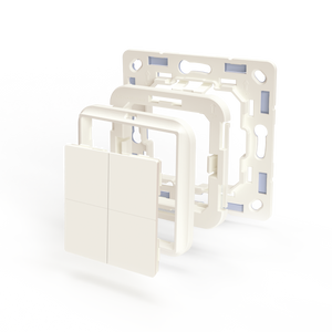 Shelly Plug&Play Zubehör Blu Wall Switch 4 für Gira & Merten - SMARTBLU