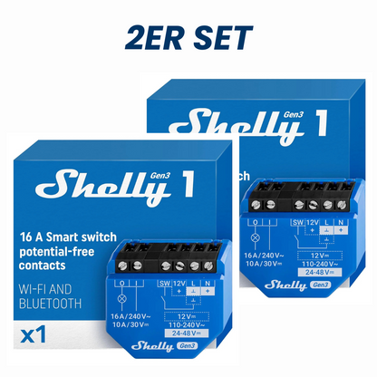 Shelly 1 Gen3 2er Set