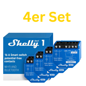 Shelly 1 Gen3 4er Set