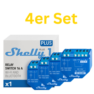 Shelly Plus 1 4er Set - SMARTBLU