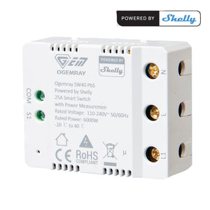 Shelly Ogemray Smart Relay 25A - SMARTBLU
