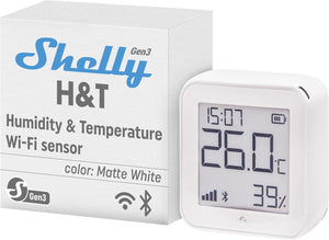 Shelly Plus H&T Gen. 3 Farbe Weiss - SMARTBLU