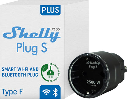 Shelly Plus Plug S Farbe Schwarz