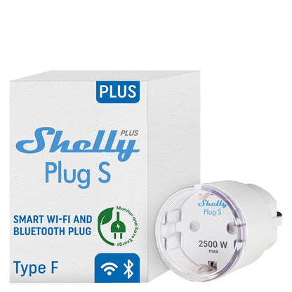 Shelly Plus Plug S Farbe Weiß